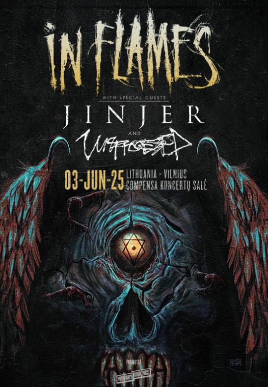 IN FLAMES Compensa Hall / Vilnius