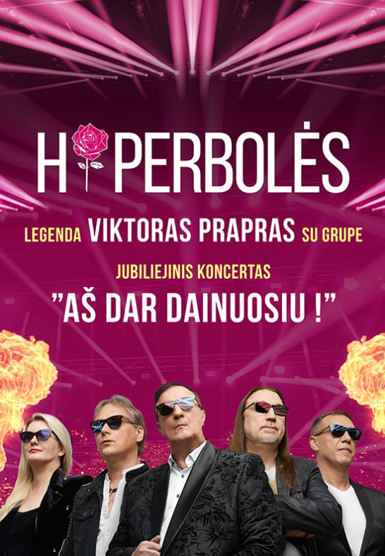 ''HIPERBOLĖS'' įkūrėjo Viktoro Prapro koncertas su grupe