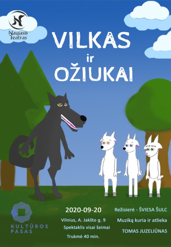 Spektaklis šeimai: Vilkas ir ožiukai