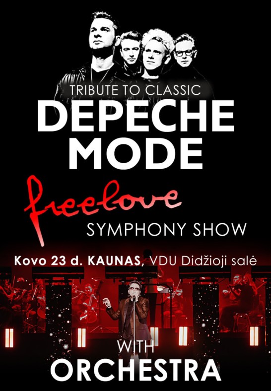 (Kaunas) Tribute to classic DEPECHE MODE - «FreeLove» Symphony Show with Orchestra