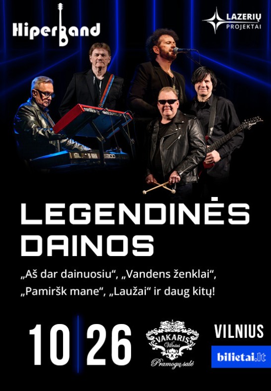 HIPERBAND atlieka legendines dainas