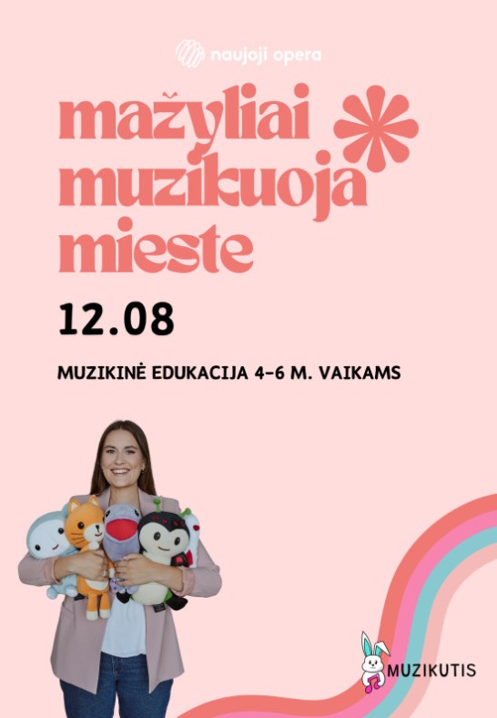 Mažyliai muzikuoja mieste