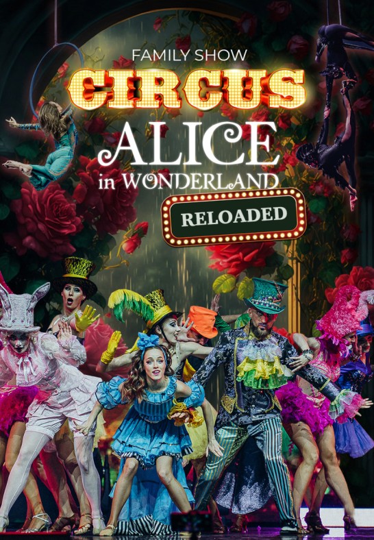 Circus show Alice in Wonderland