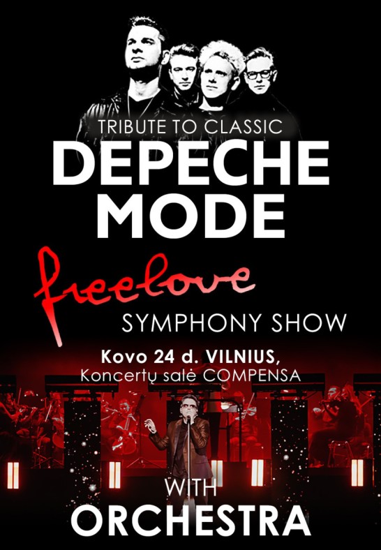 (Vilnius) Tribute to classic DEPECHE MODE - «FreeLove» Symphony Show with Orchestra