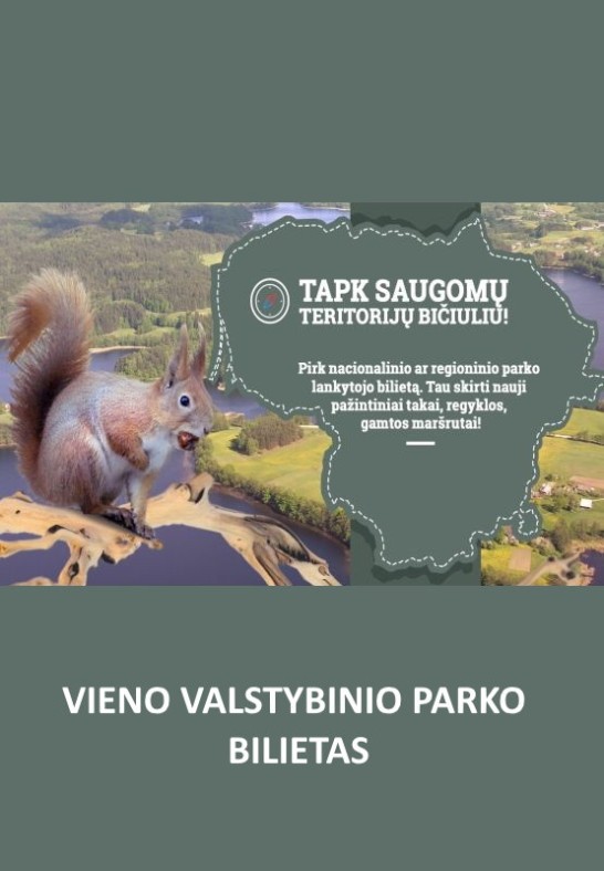 Asvejos regioninio parko lankytojo bilietas