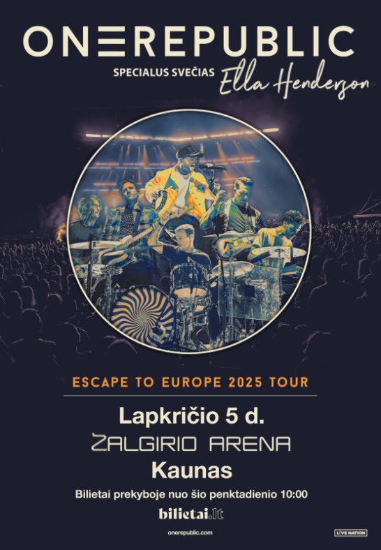 OneRepublic - Escape To Europe 2025 Tour