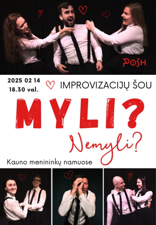 Improvizacijų šou ''Myli? Nemyli?''