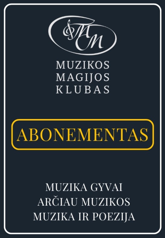 MUZIKOS MAGIJOS ABONEMENTAS