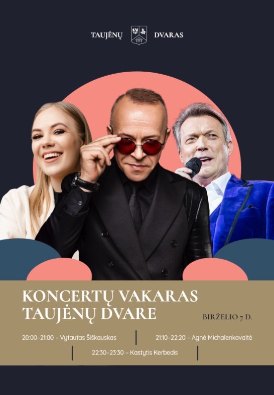 Koncertų vakaras Taujėnų dvare