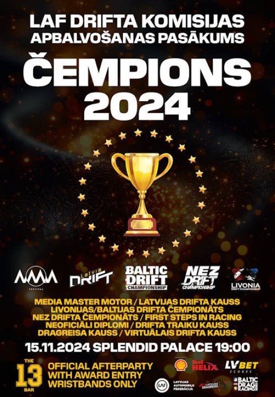 Champion - Drift Prize Giving Ceremony 2024