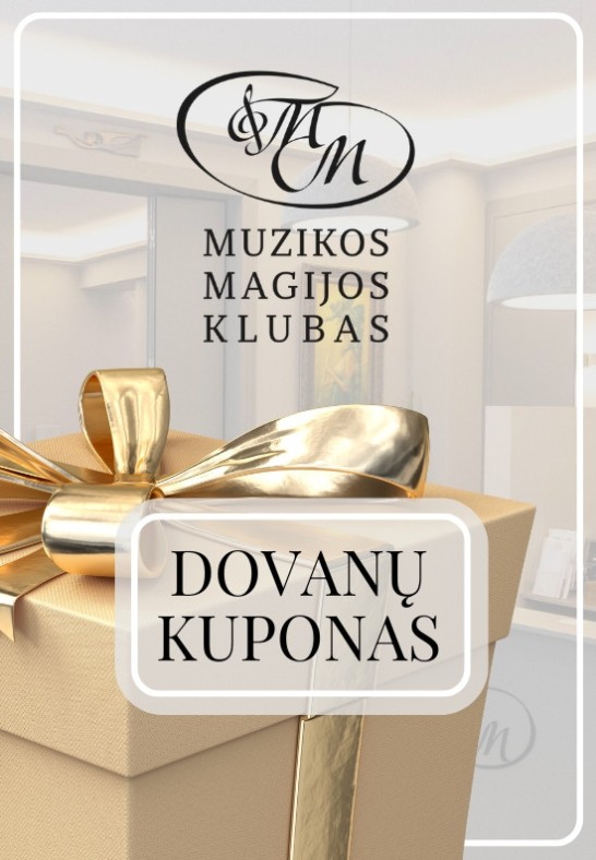 MUZIKINĖ DOVANA - KUPONAS | Muzikos magijos klubas