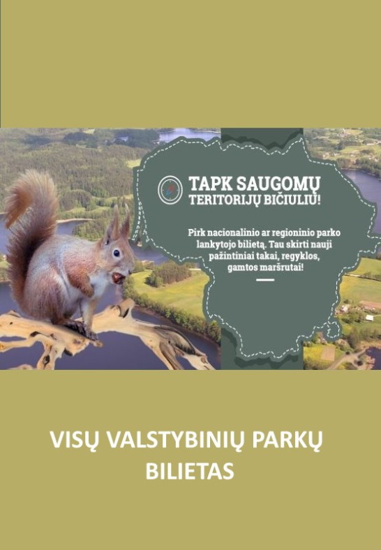 Metinis Lankytojo bilietas (visų valstybinių parkų)