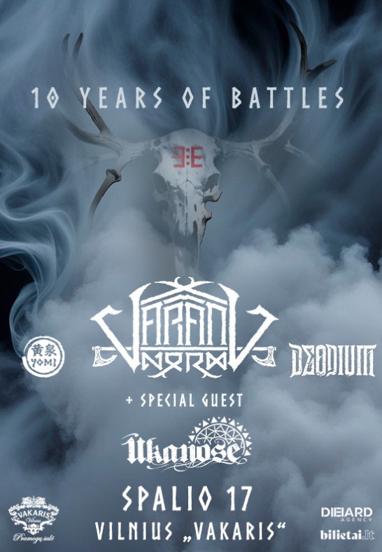 VARANG NORD, DEODIUM, YOMI - 10 Years Of Battles Tour 2024 - Vilnius