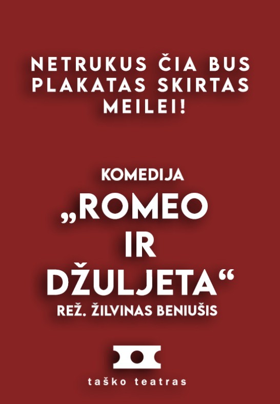 Premjera l Komedija ROMEO IR DŽIULJETA (Klaipėda)