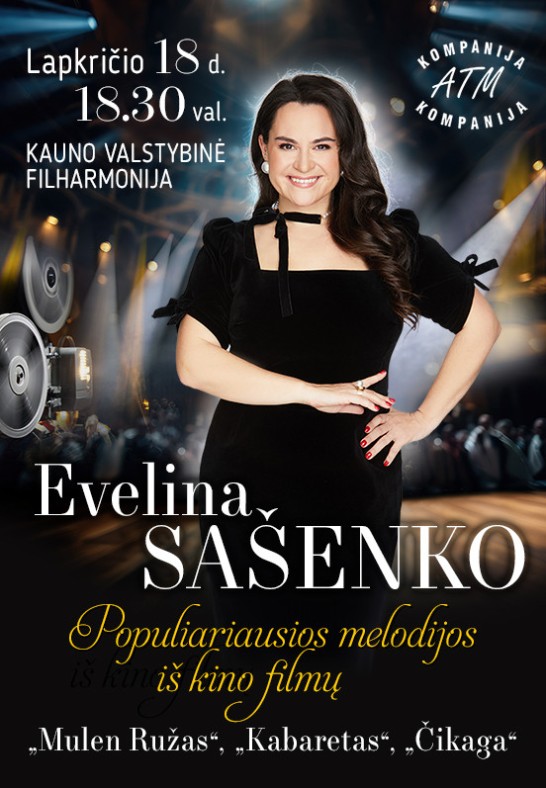 EVELINA SAŠENKO. Populiariausios melodijos iš kino filmų