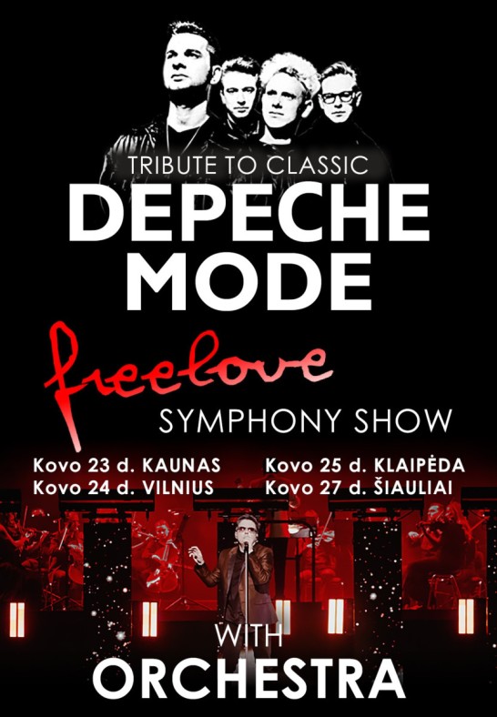 Tribute to classic DEPECHE MODE - «FreeLove» Symphony Show with Orchestra